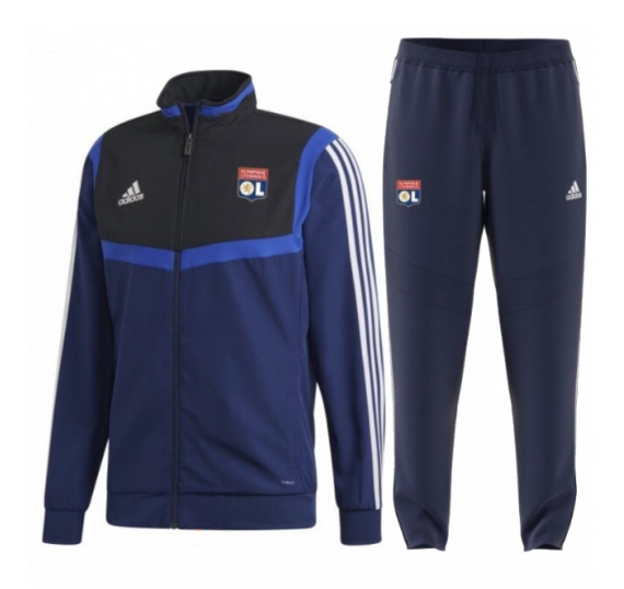 2019-2020 Lyon chaqueta de entrenamiento traje azul